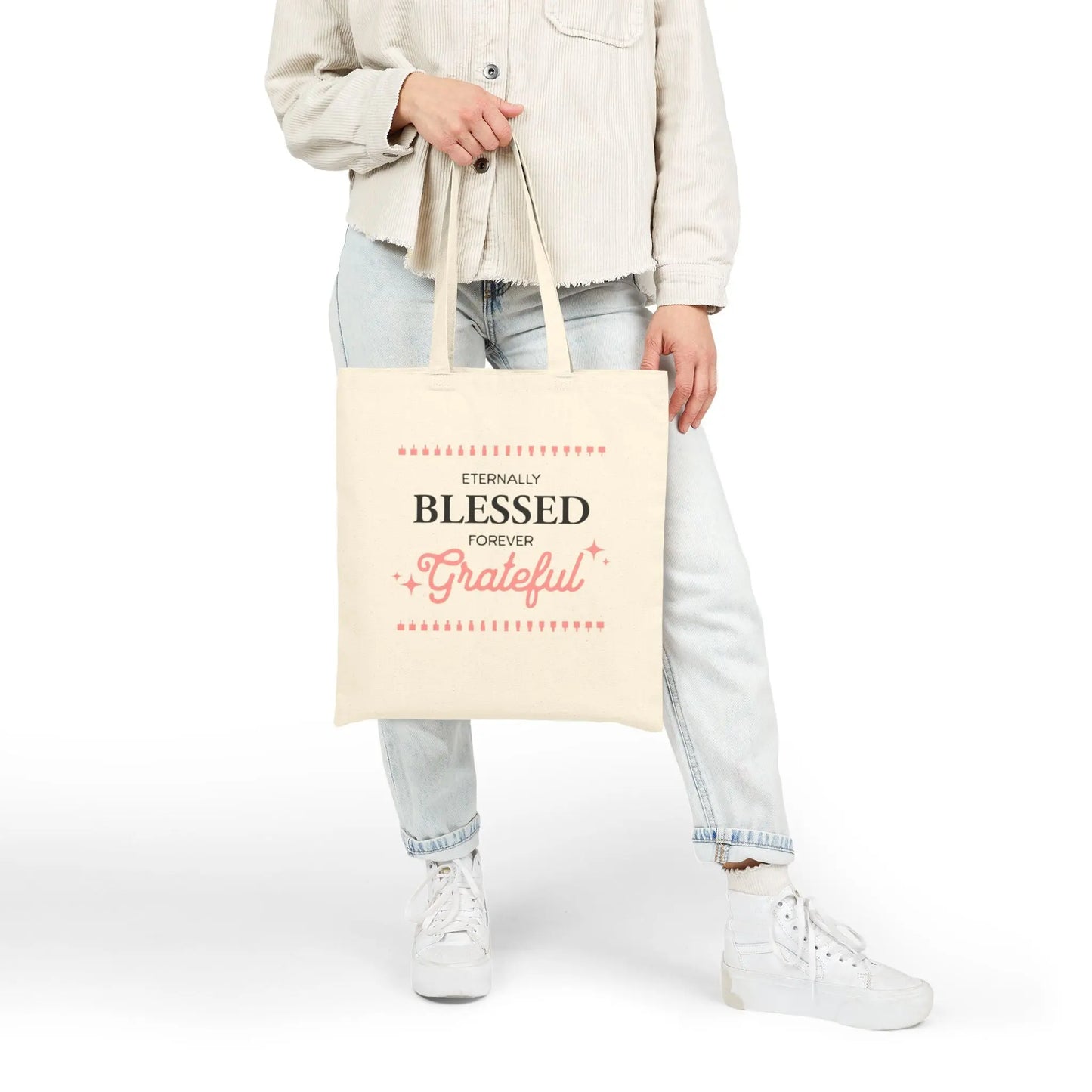 Eternally Blessed Tote Bag - His Love Is Everlasting