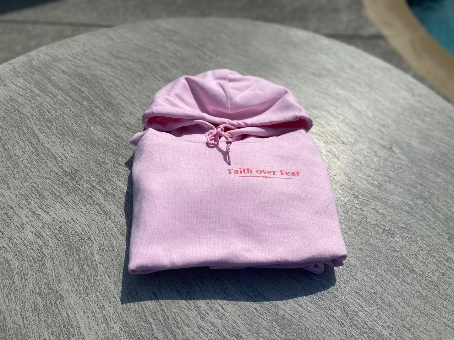 Faith Over Fear Unisex hoodie - His Love Is Everlasting