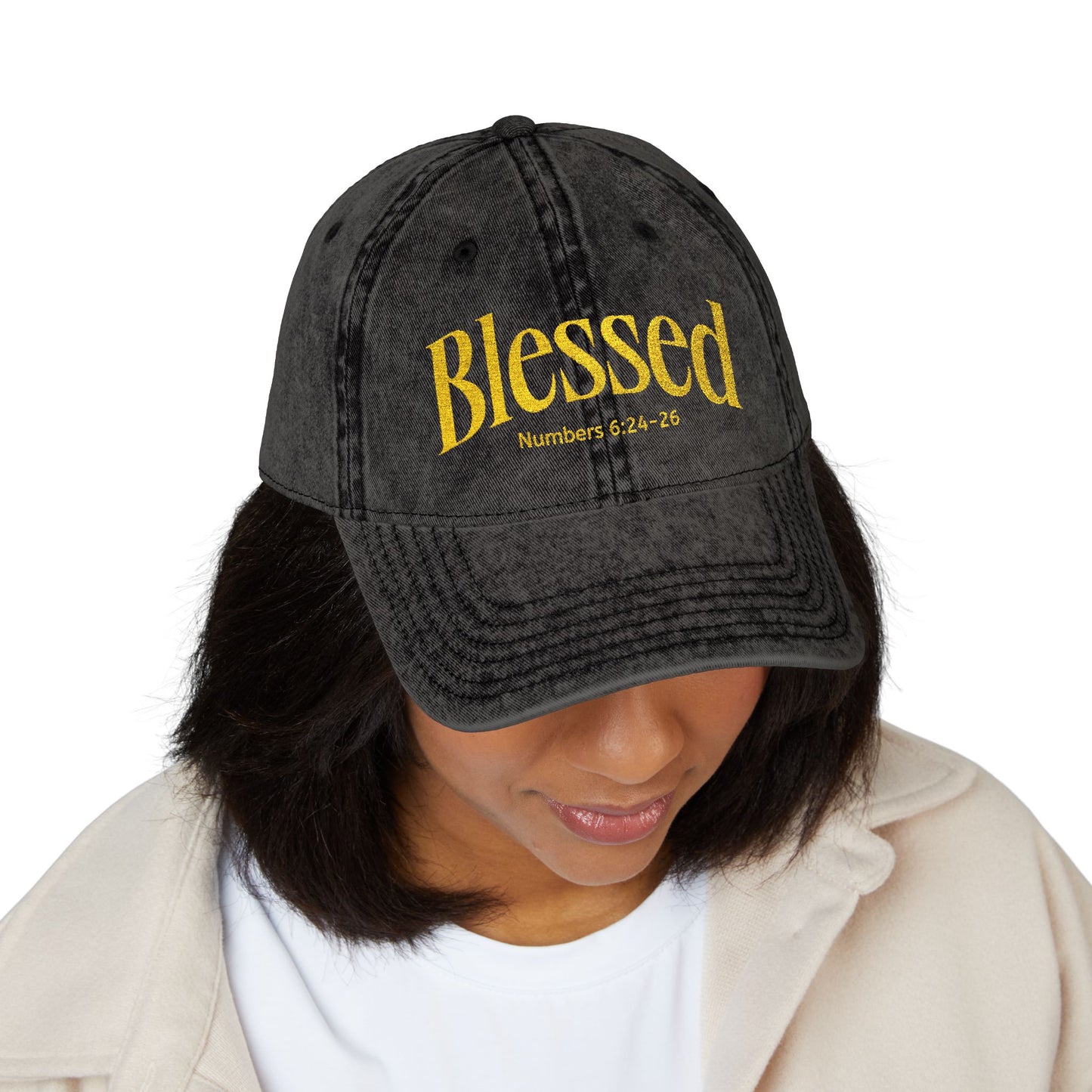 Blessed Vintage Hat - His Love Is Everlasting