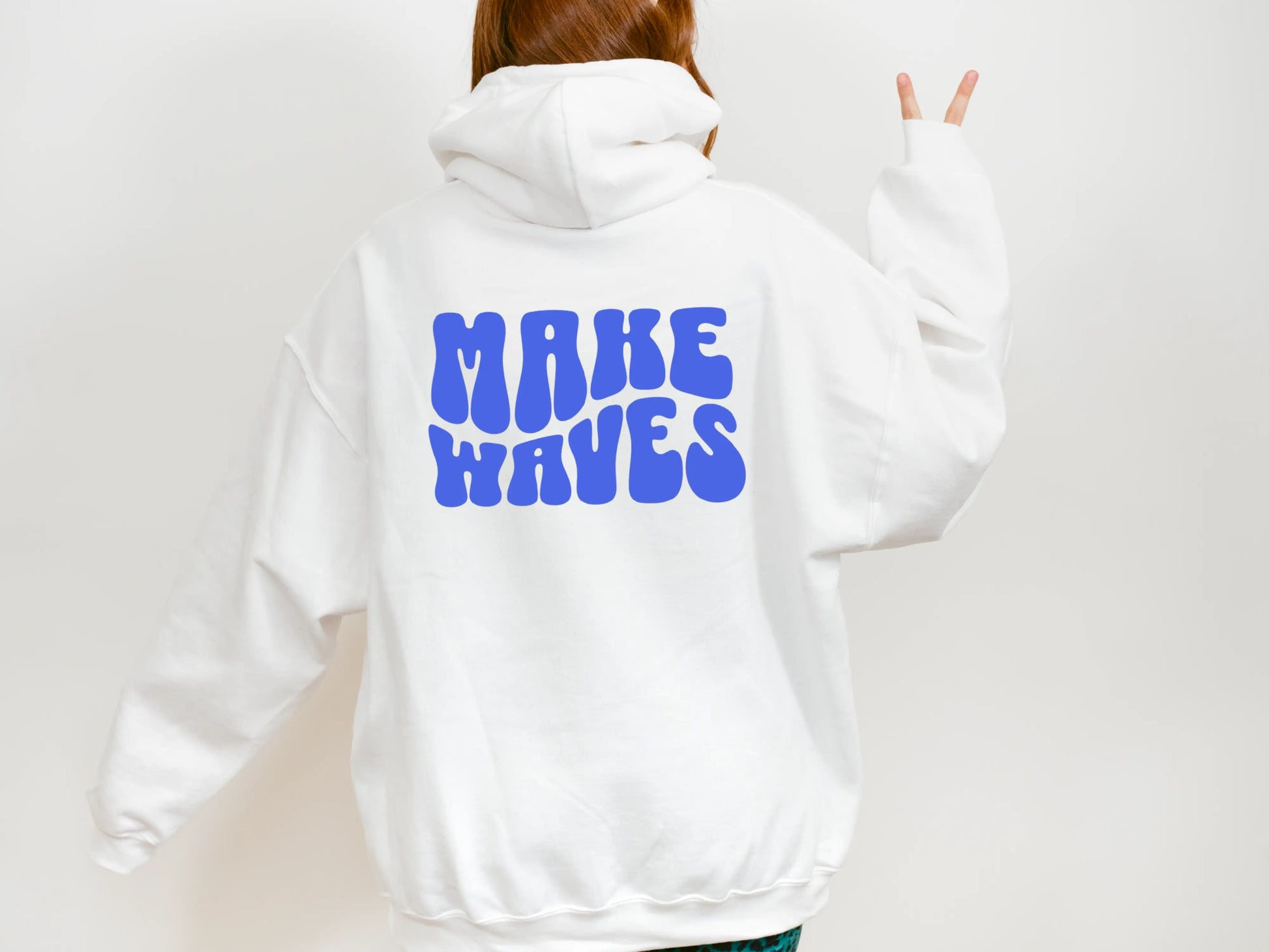 Make Waves Christian Hoodie - His Love Is Everlasting