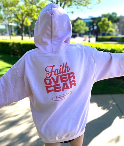 Faith Over Fear Unisex hoodie - His Love Is Everlasting