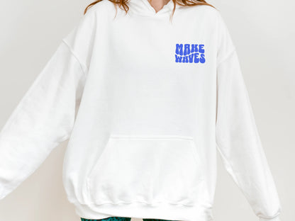 Make Waves Christian Hoodie - His Love Is Everlasting