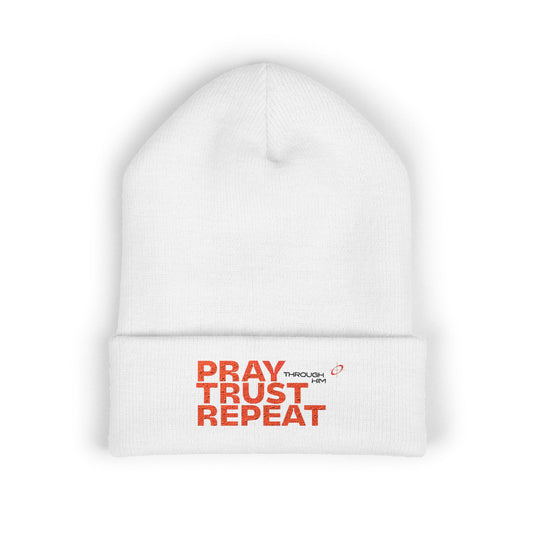 Pray Trust Repeat Beanie