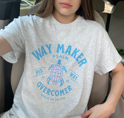 Way Maker Overcomer Christian T-Shirt
