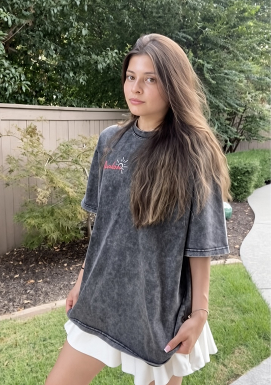 Awaken Washed Oversized Cotton T-Shirt